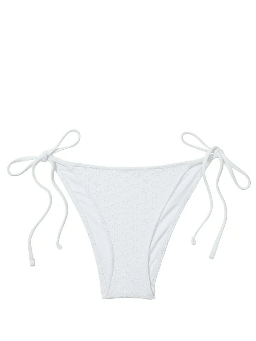 New!Frankies Bikini x Pink Bridgette Eyelet Bikini Bottom‎
